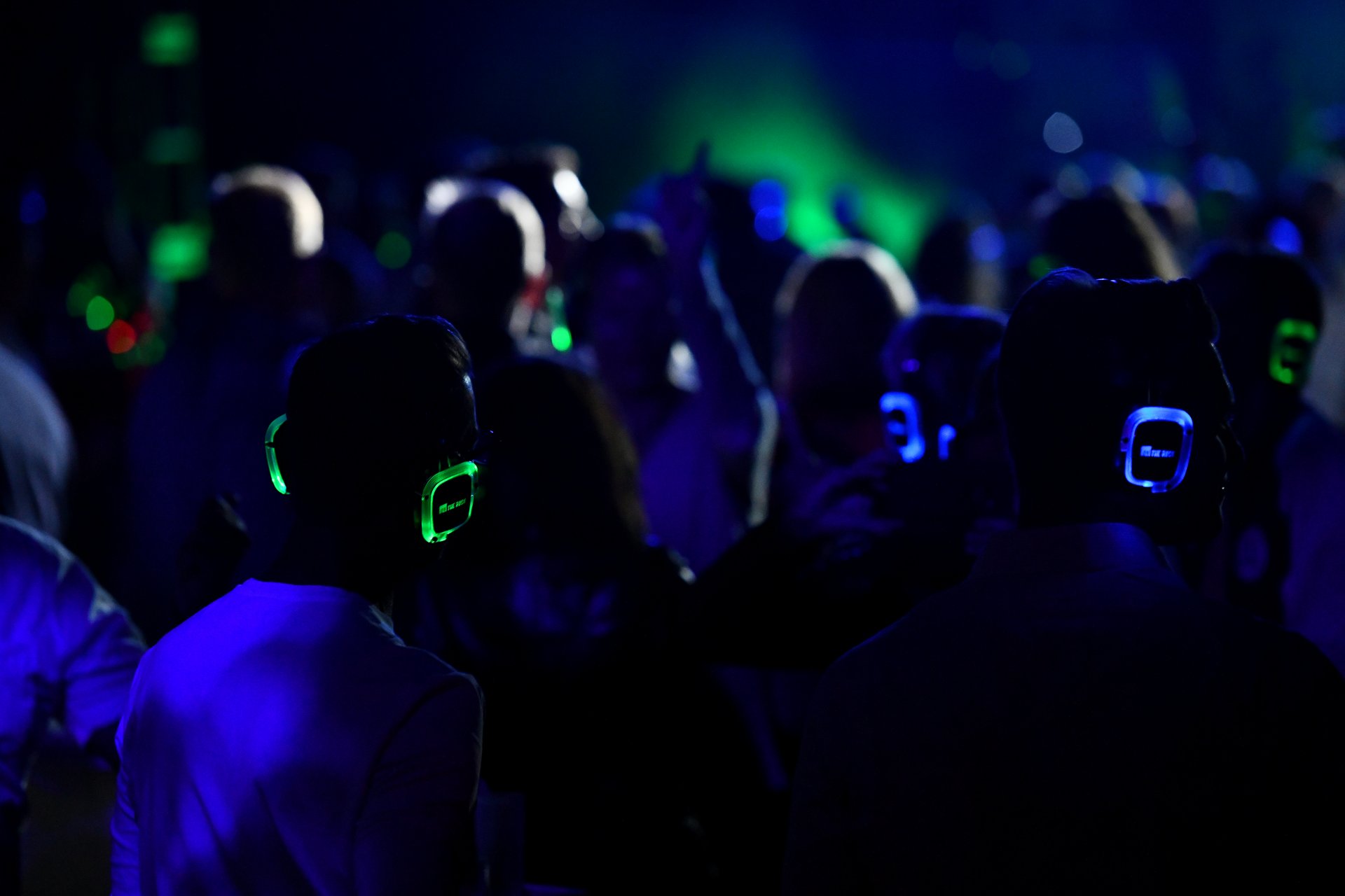 ON THE ROCK Silent Disco Party Headphones